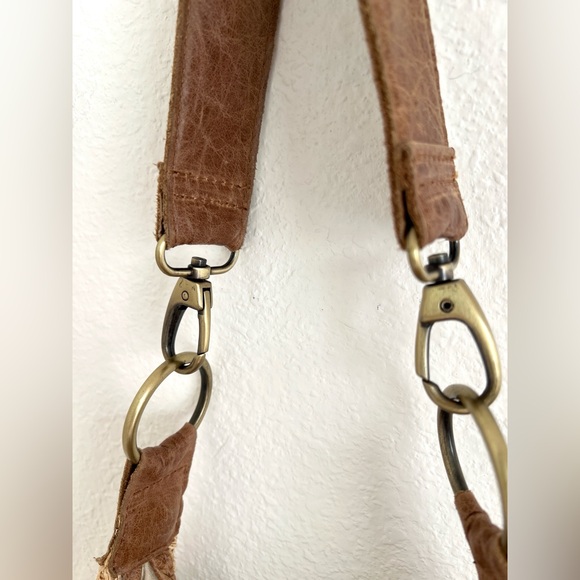 TOMMY BAHAMA purse / extra large woven raffia and leather hobo bag purse - Picture 4 of 7